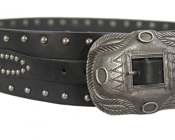 Ladies black or brown leather belt LS-2001 - Image 2