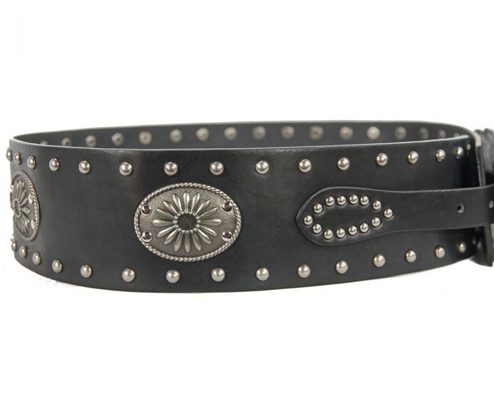 Ladies black or brown leather belt LS-2001 - Image 3